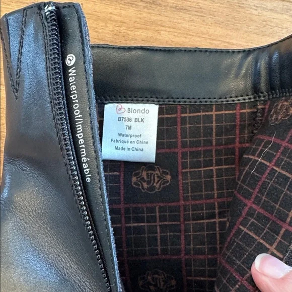 Jolene Black Leather Bootie - Picture 7 of 8